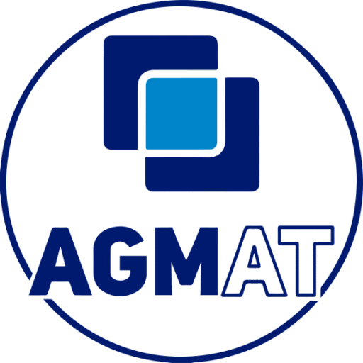 Logo AGMat - společnost zaměřená na IT, Tisk a Marketing sídlící ve Starém Městě u Uherského Hradiště.